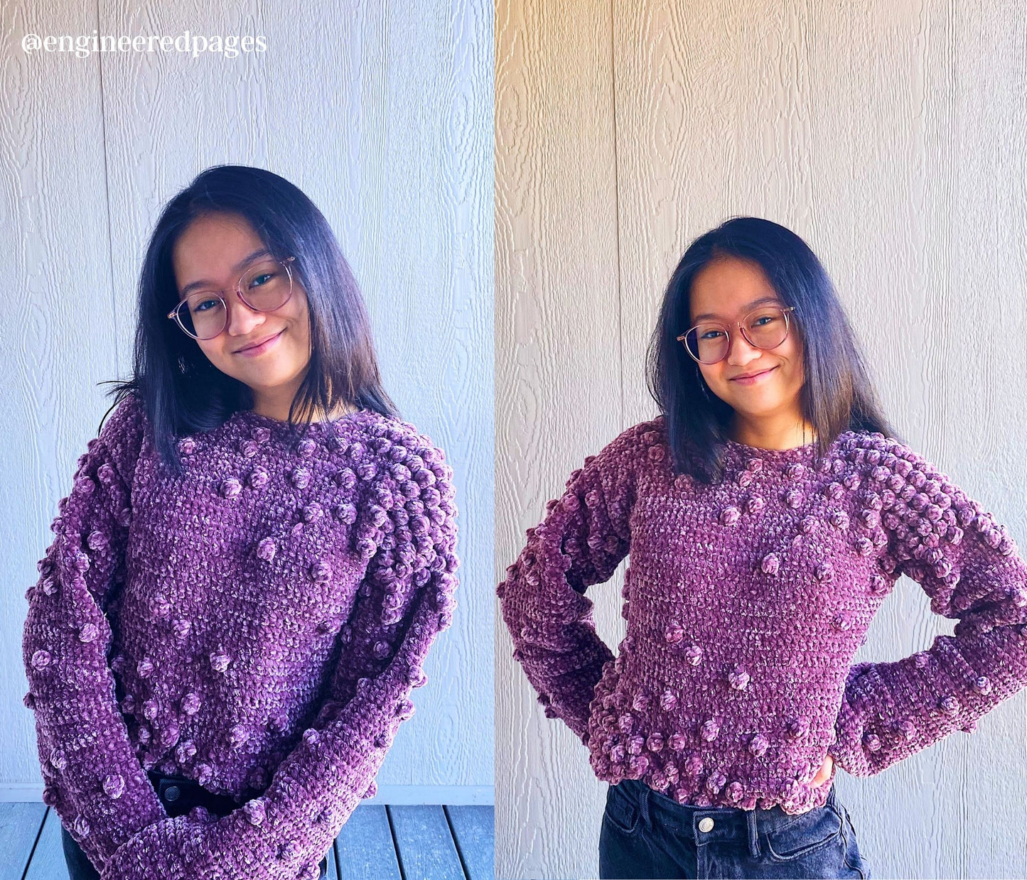 aspen pullover crochet winter sweater, warm cozy comfy beginner friendly crochet sweater, women pullover crochet pattern pdf, colorful, chunky crochet sweater