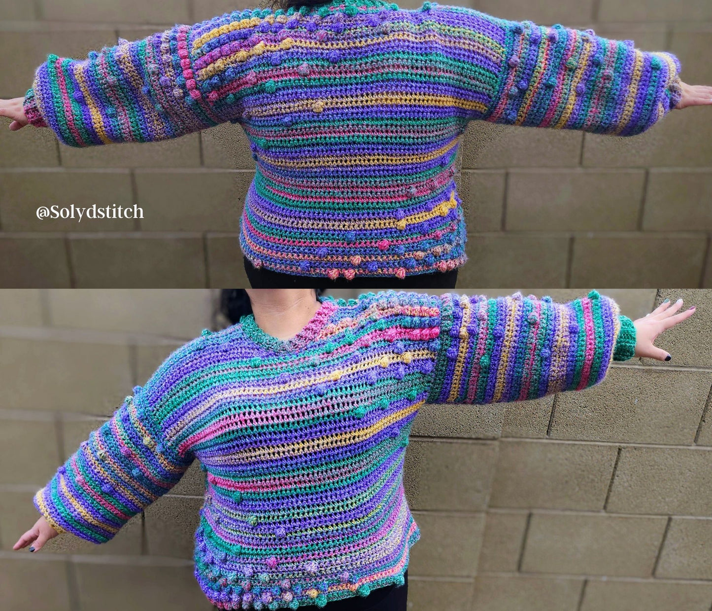 aspen pullover crochet winter sweater, warm cozy comfy beginner friendly crochet sweater, women pullover crochet pattern pdf, colorful, chunky crochet sweater