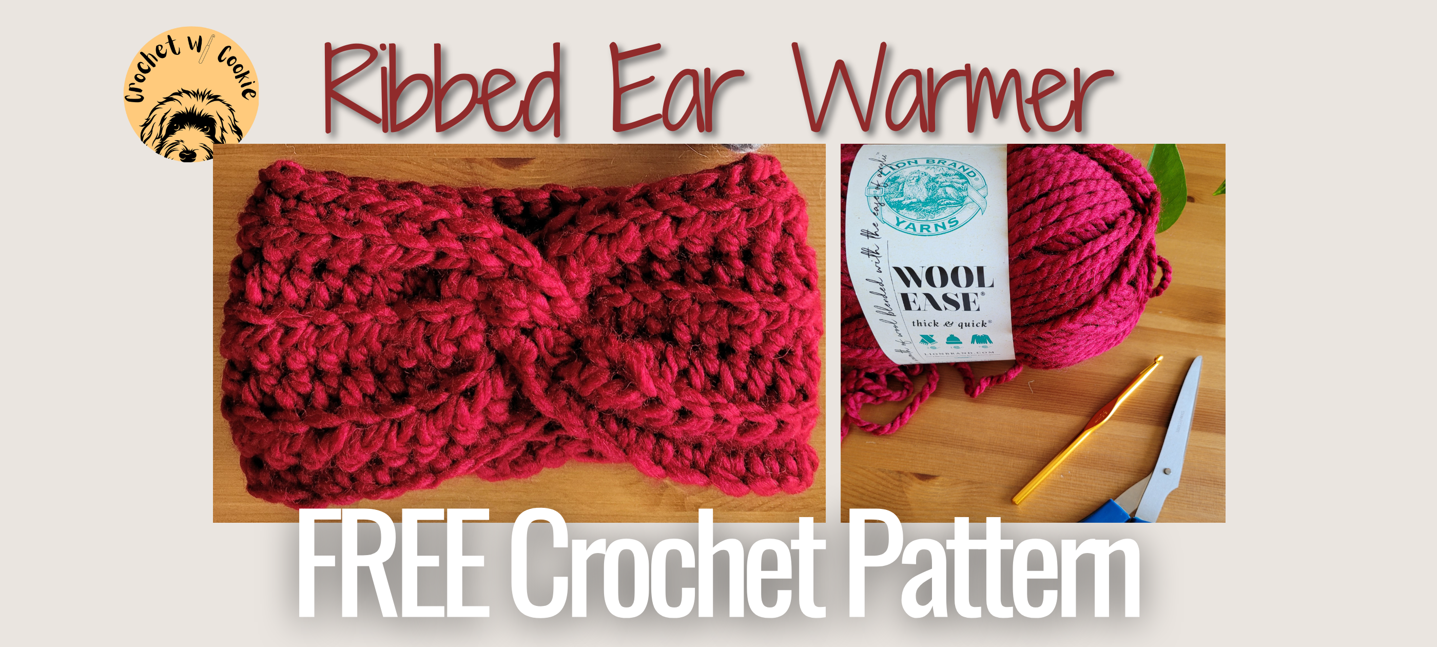 Ribbed Ear Warmer - Free Crochet Pattern