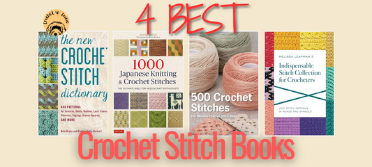 4 BEST crochet stitch books