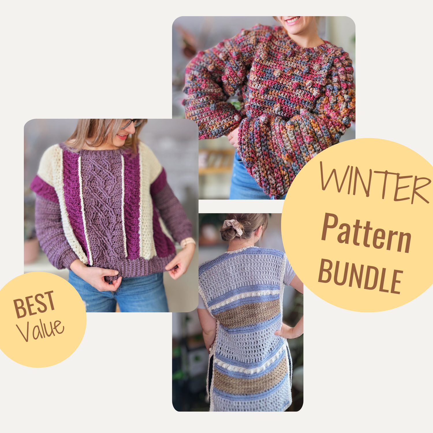 Winter Crochet Pattern Bundle