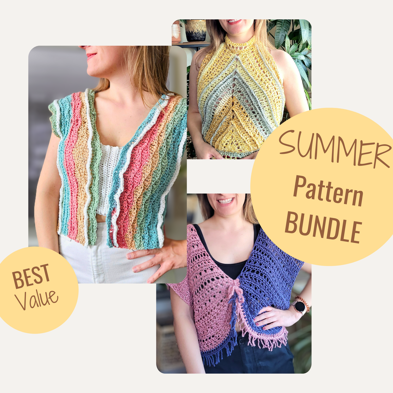 Summer Crochet Pattern Bundle