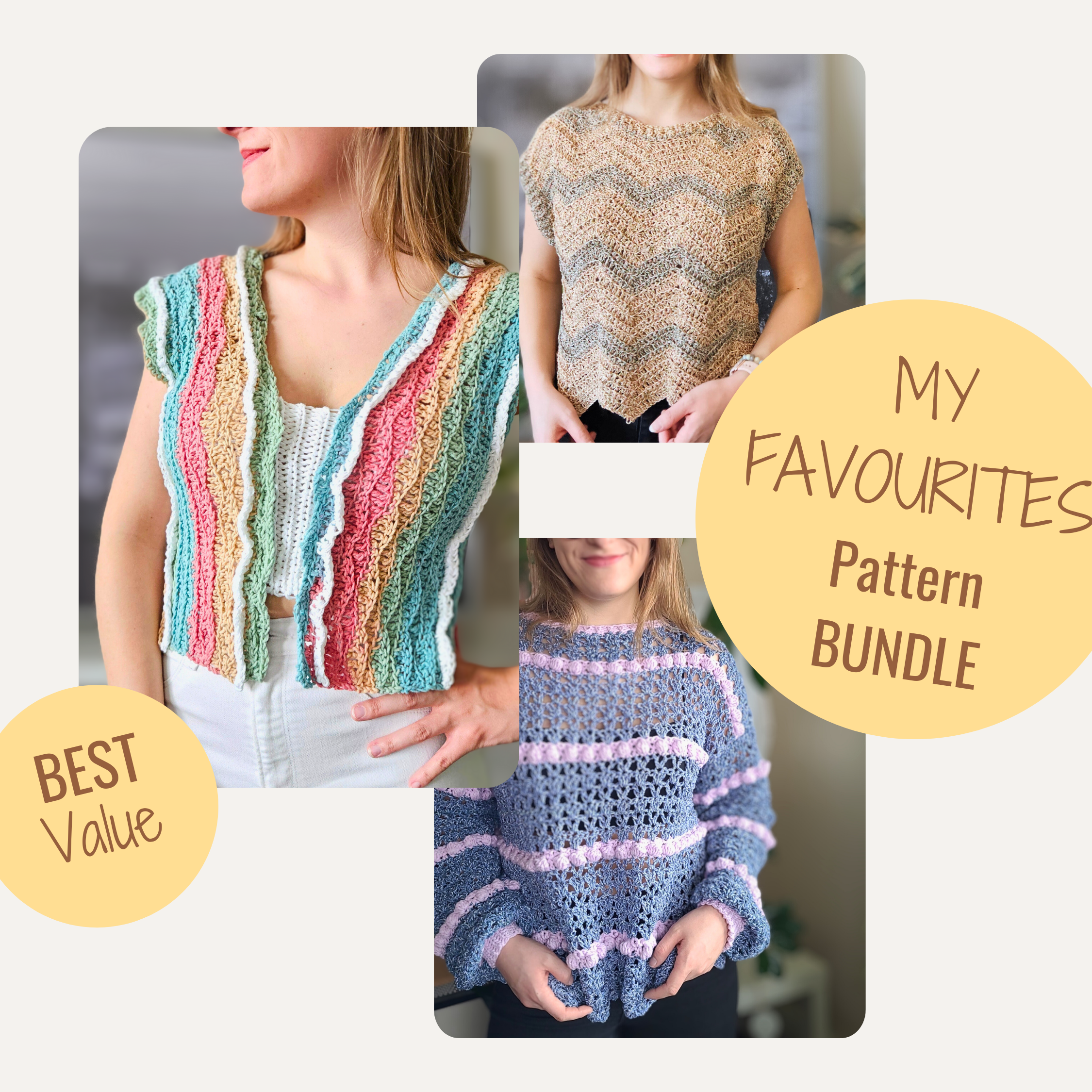 MY FAVOURITE Crochet Patterns Bundle – crochetwithcookie