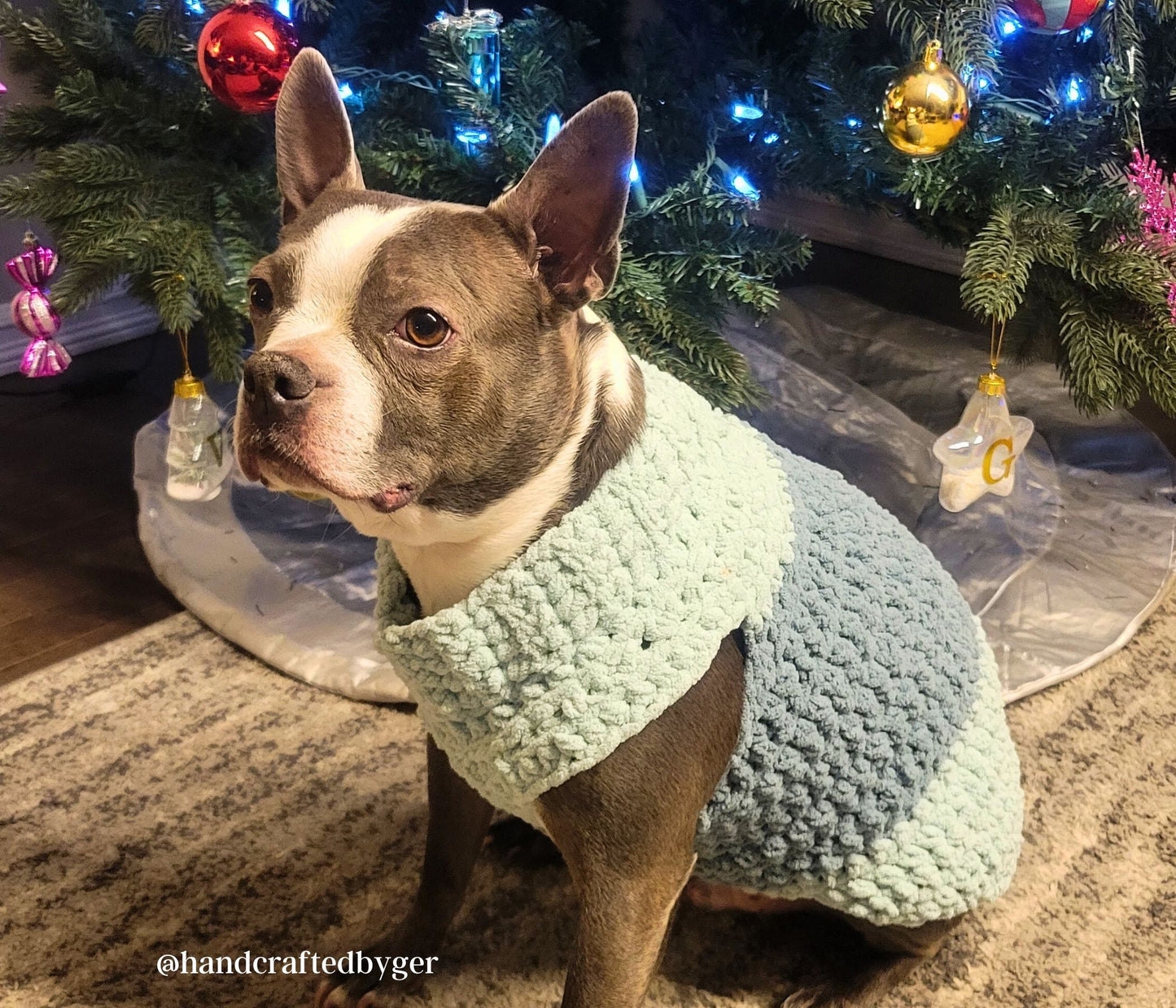 Cookie's Turtleneck Dog Crochet Sweater Pattern PDF