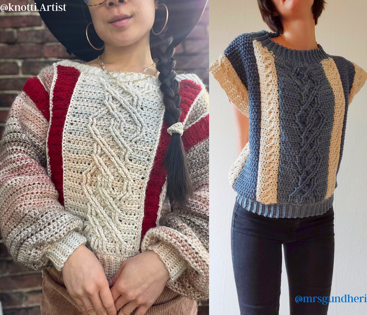 Purple Freesia Pullover Crochet Pattern PDF