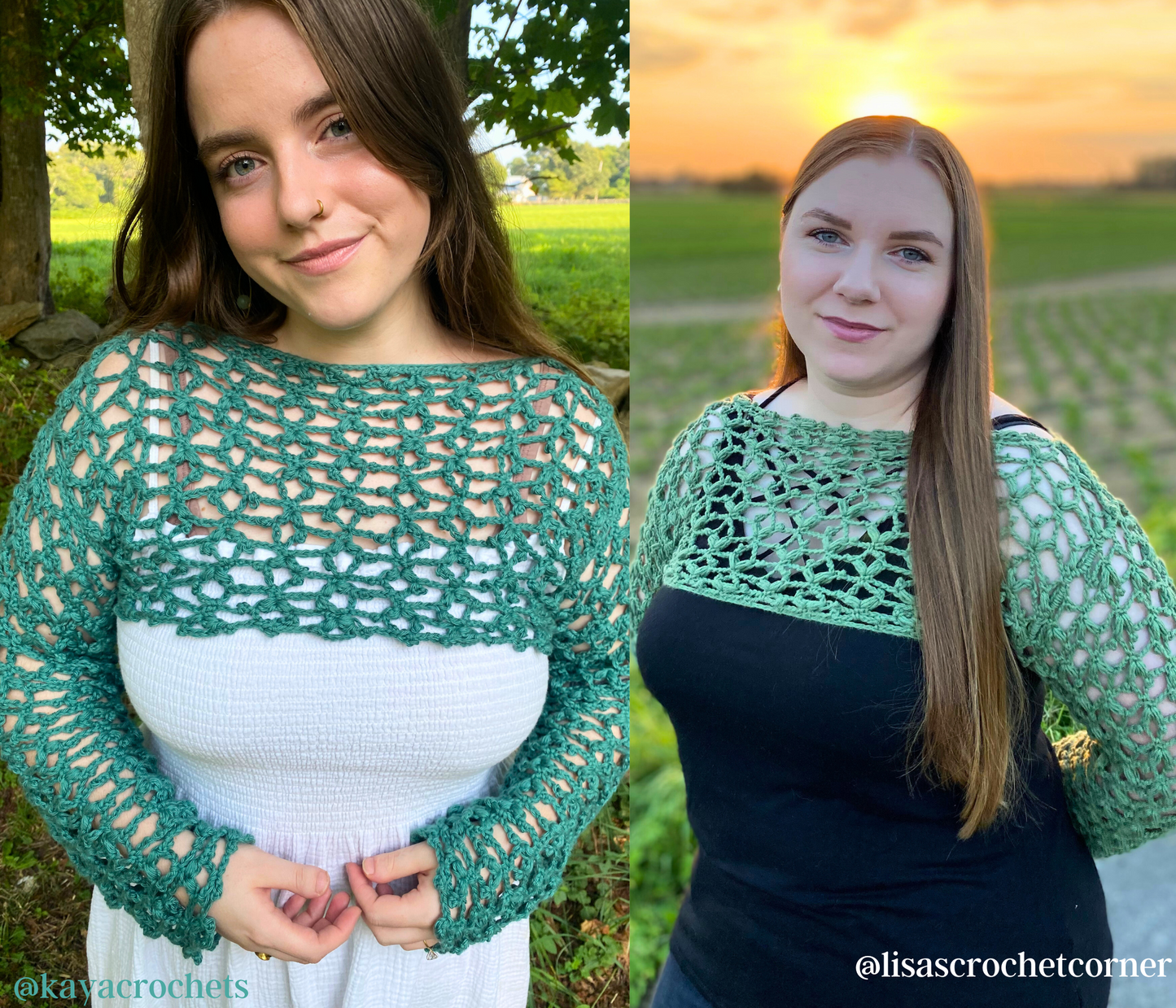 Blair Bolero Shrug Crochet Pattern PDF