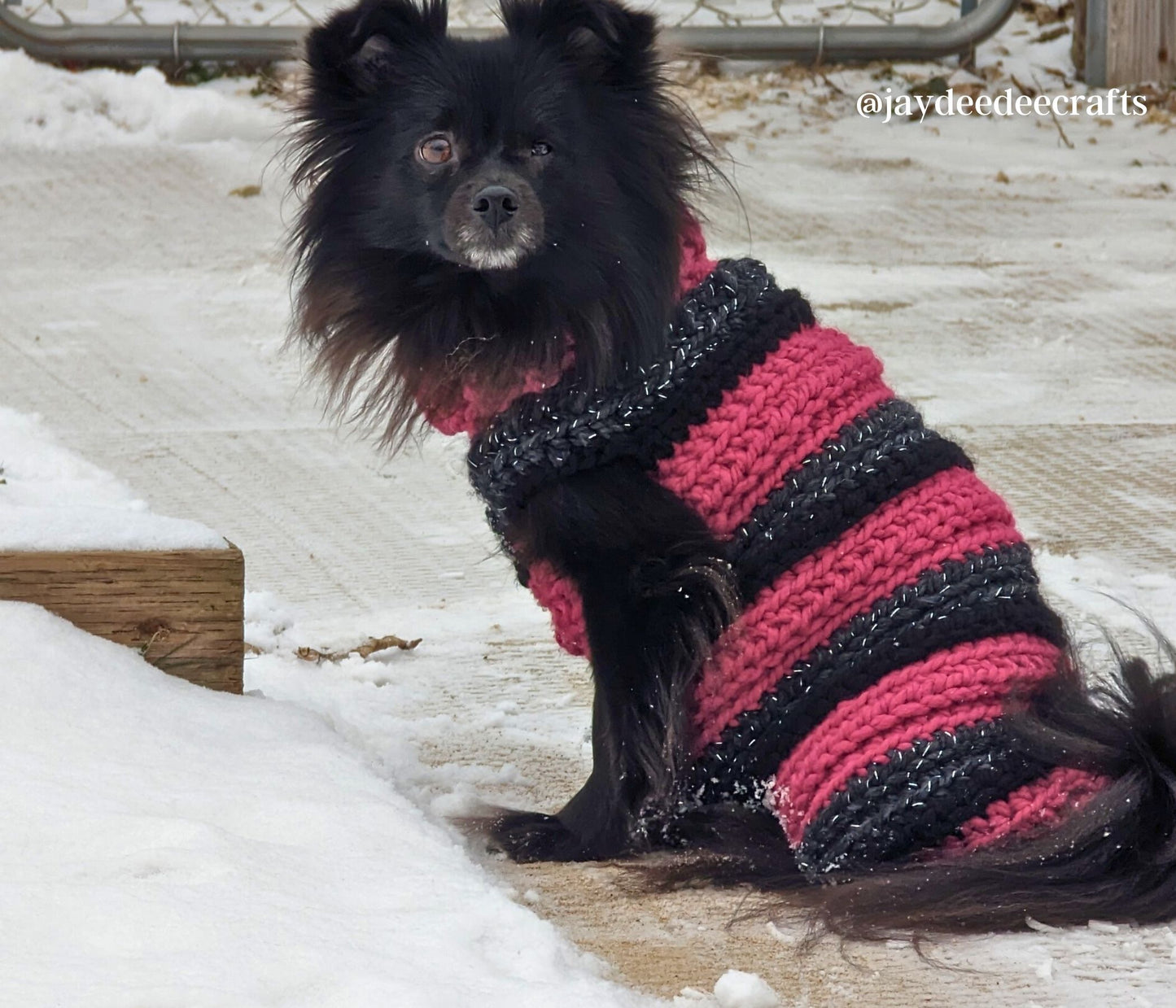 Cookie's Turtleneck Dog Crochet Sweater Pattern PDF