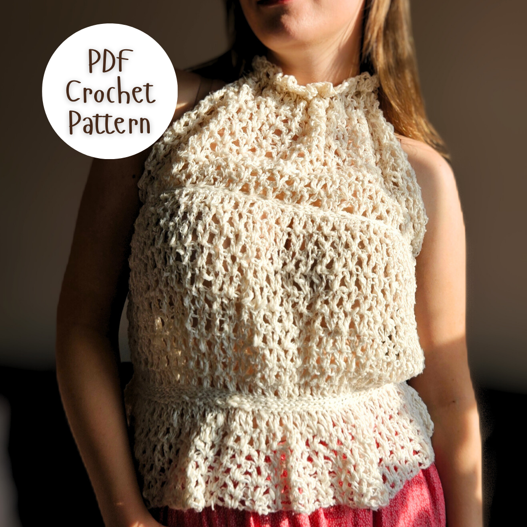 Ophelia Top Crochet Pattern PDF