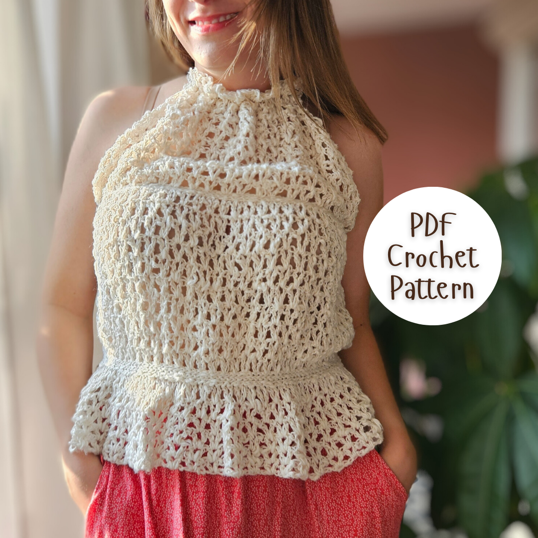 Ophelia Top Crochet Pattern PDF