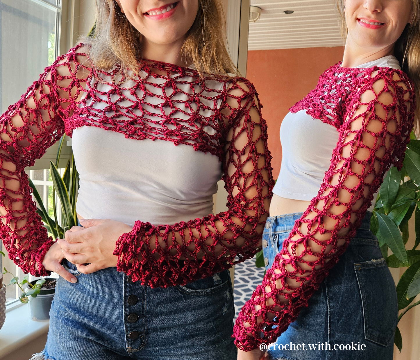 Blair Bolero Shrug Crochet Pattern PDF