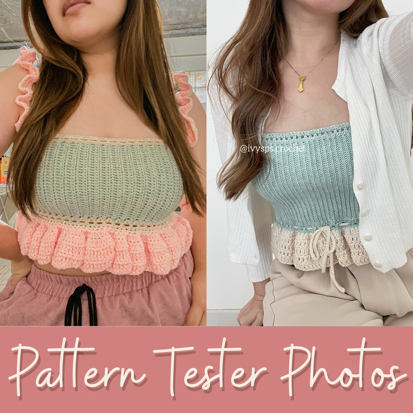 Cotton Candy Dream Top Crochet Pattern PDF