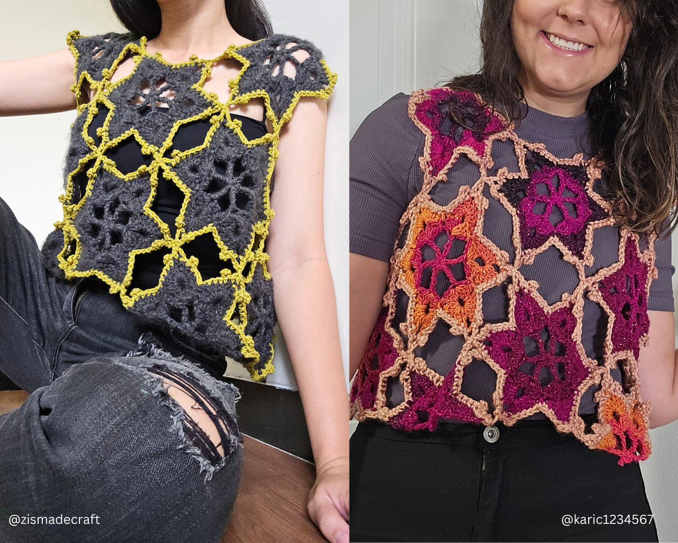 Celeste Vest Crochet Pattern PDF