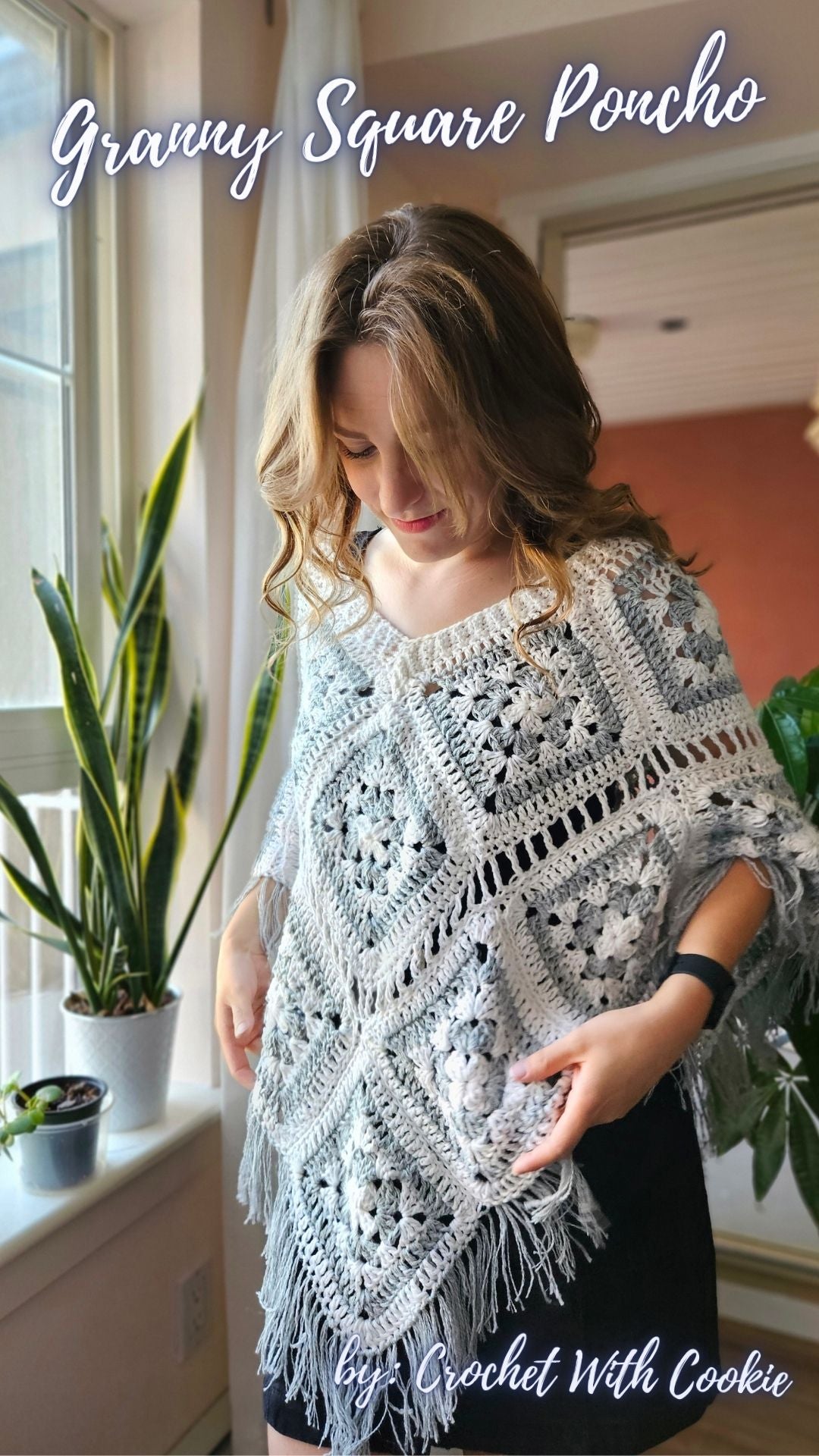 Granny Square Poncho - Free Crochet Pattern – crochetwithcookie totally-rad-granny-poncho-it-s-like-wearing-a-hug-the-frugal-crafter-blog