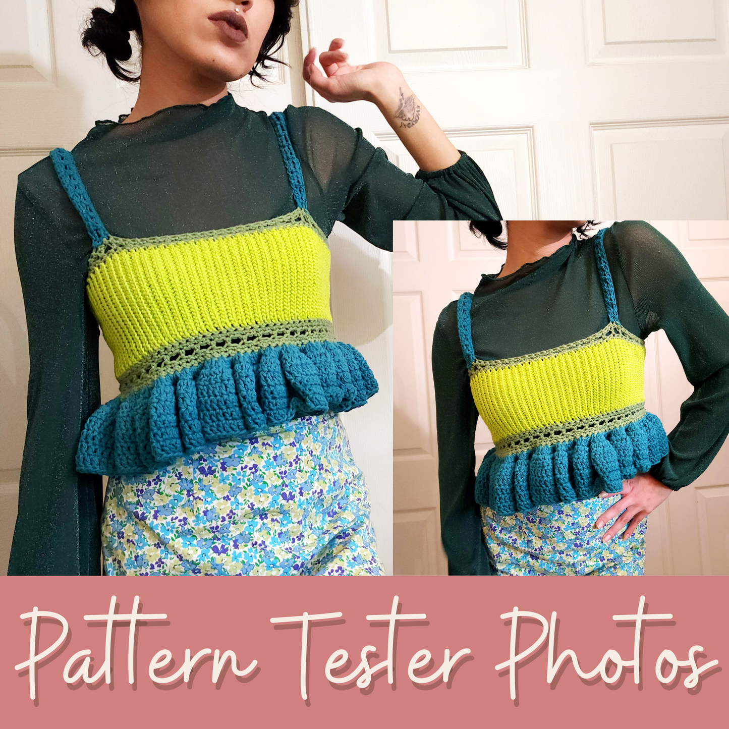 Cotton Candy Dream Top Crochet Pattern PDF