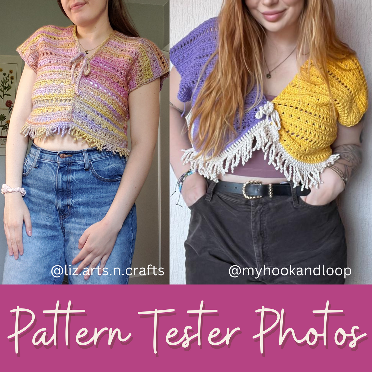 Festival Fringe Cami Crochet Pattern PDF