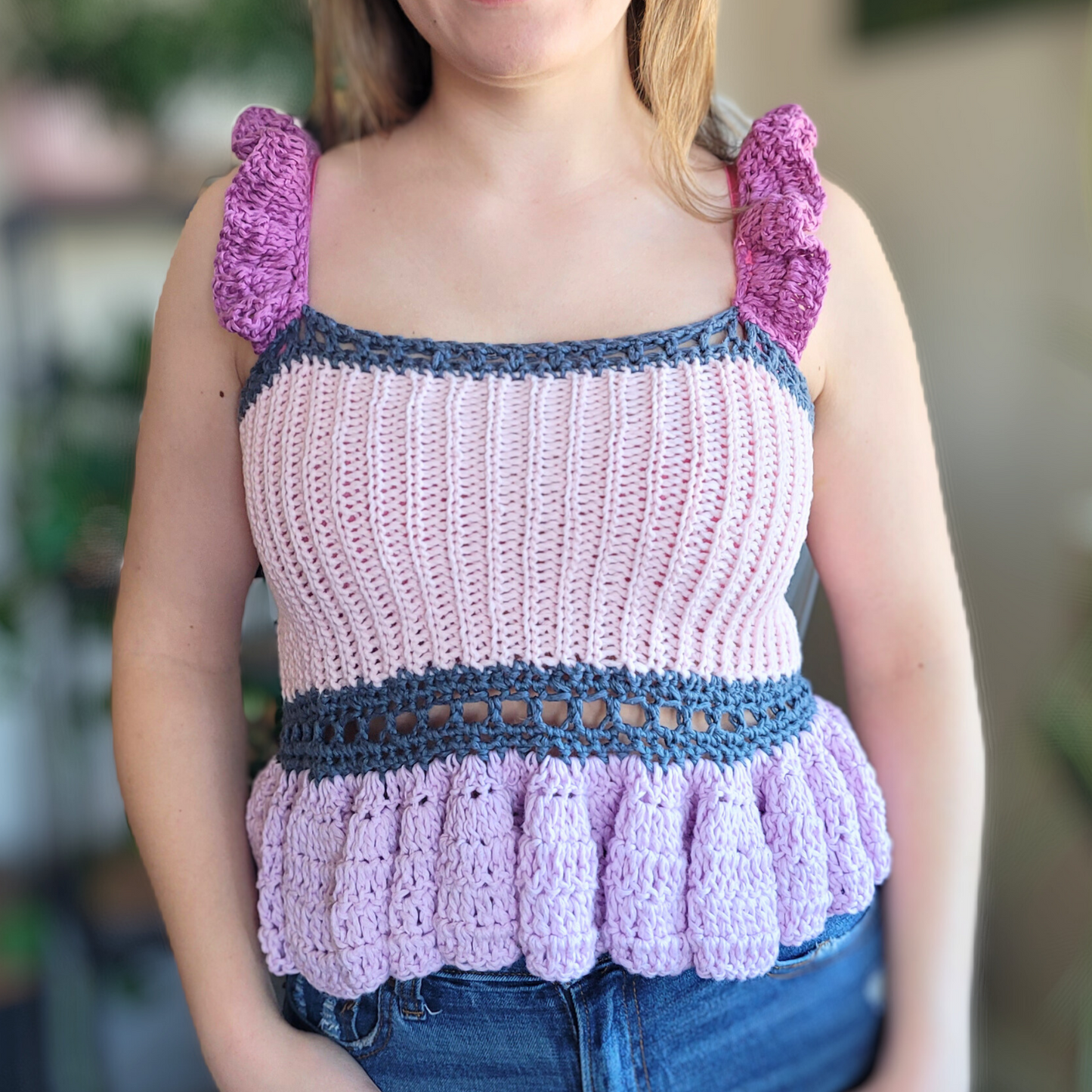 Cotton Candy Dream Top Crochet Pattern PDF