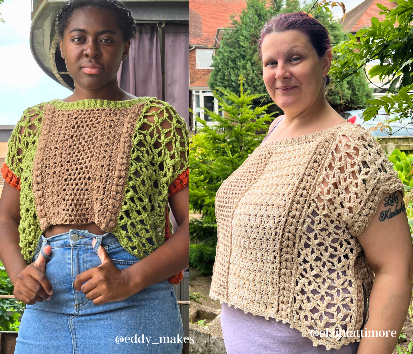 athena top crochet pattern pdf, loose lace trendy crochet top, scrap yarn project, scrap yarn top crochet, women girls colorful unique crochet pullover, summer crochet top pattern, advanced-beginner crochet pattern pdf, written and video instructions included.