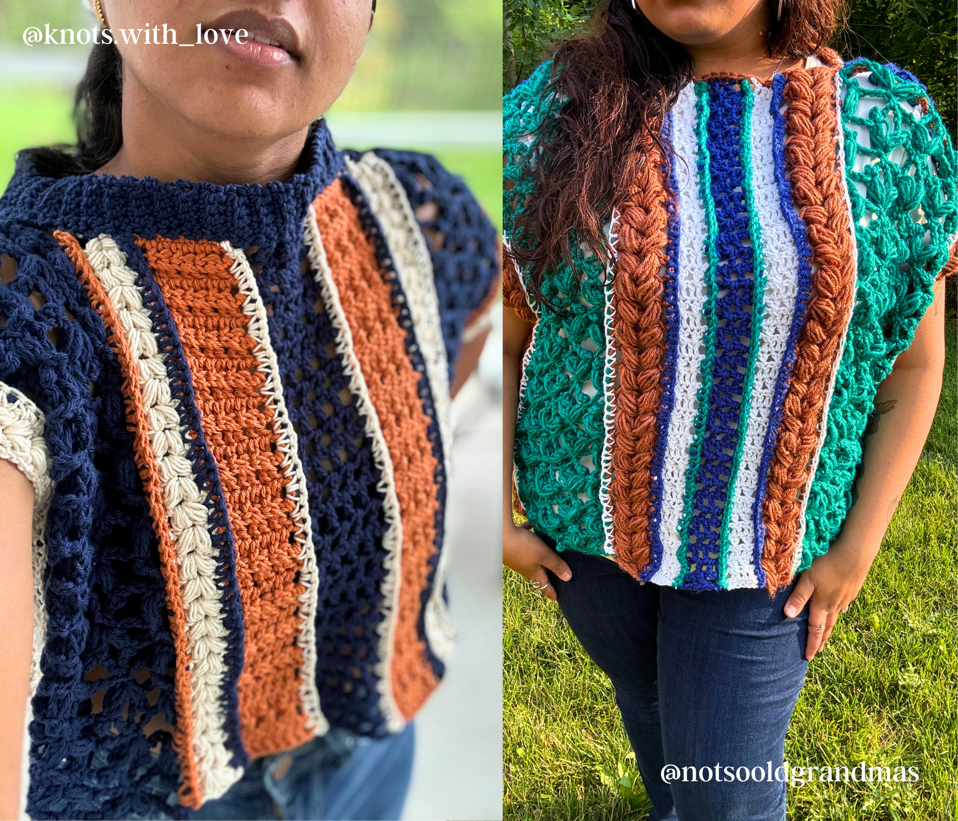 athena top crochet pattern pdf, loose lace trendy crochet top, scrap yarn project, scrap yarn top crochet, women girls colorful unique crochet pullover, summer crochet top pattern, advanced-beginner crochet pattern pdf, written and video instructions included.