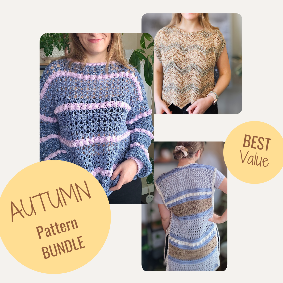 Autumn Crochet Pattern Bundle PDF – crochetwithcookie