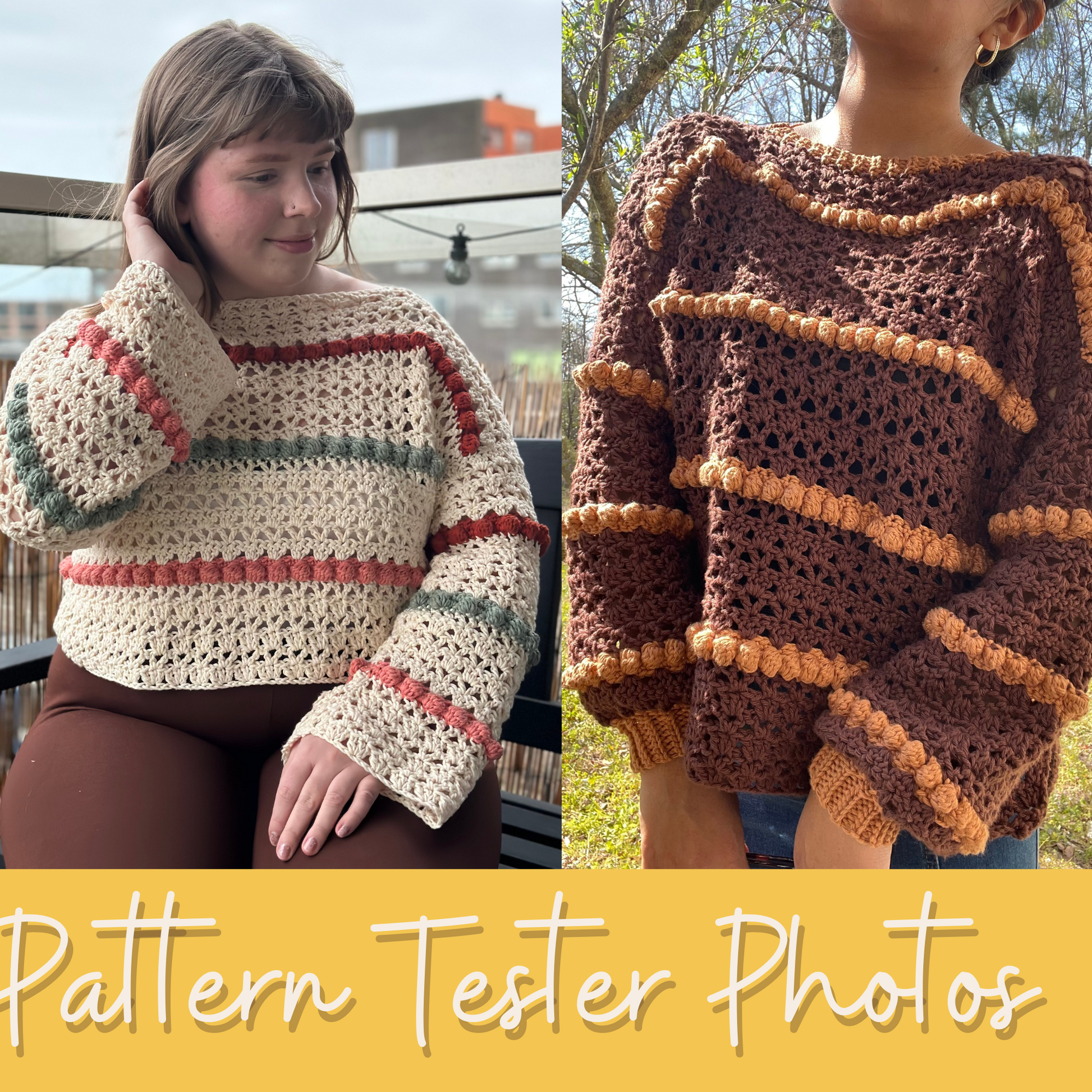 Crochet Sweater Easy Jumper Knitting Pattern Free Oversized