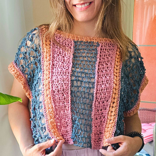 Athena Top Crochet Pattern PDF