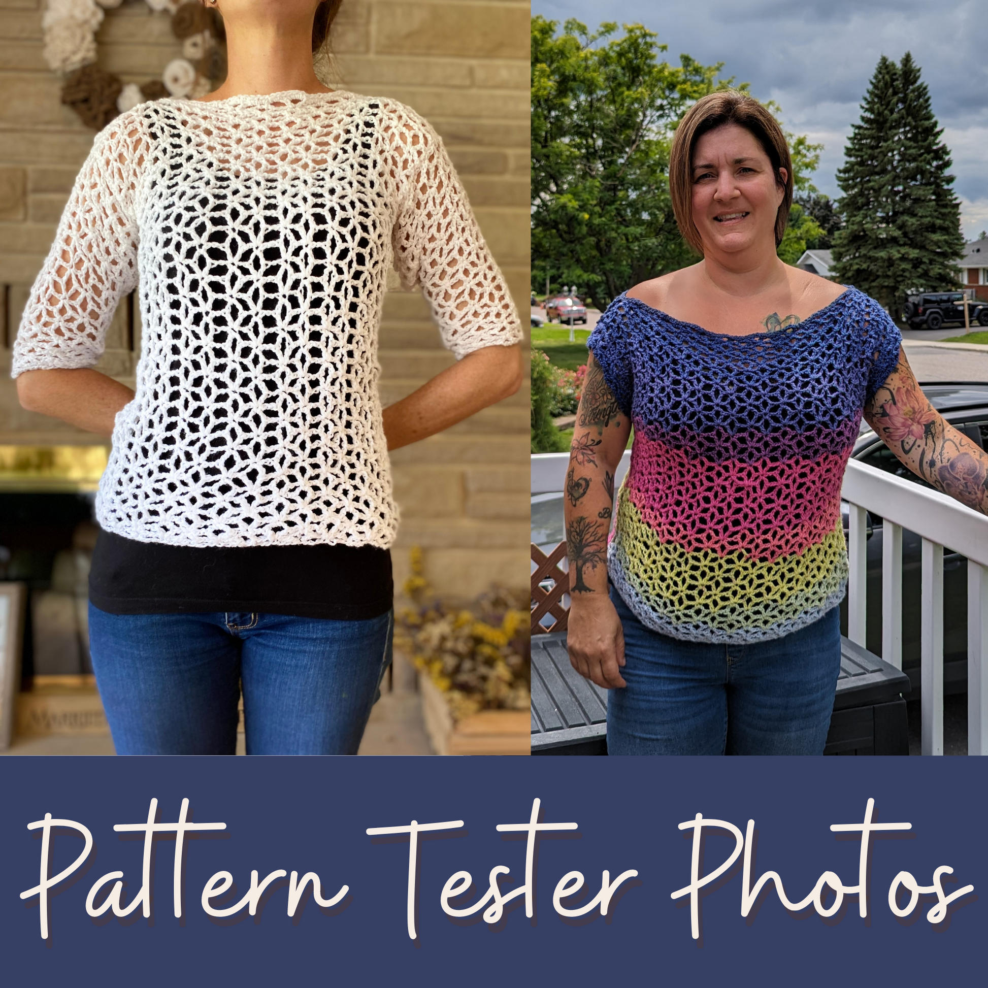 lace crochet top pattern, loose trendy fishnet crochet long sleeve top pattern, star stitch crochet top tutorial, easy simple pattern with a video tutorial, summer crochet top, fall crochet top pattern, unique beginner crochet pattern pdf, made-to-measure and size inclusive crochet pattern 